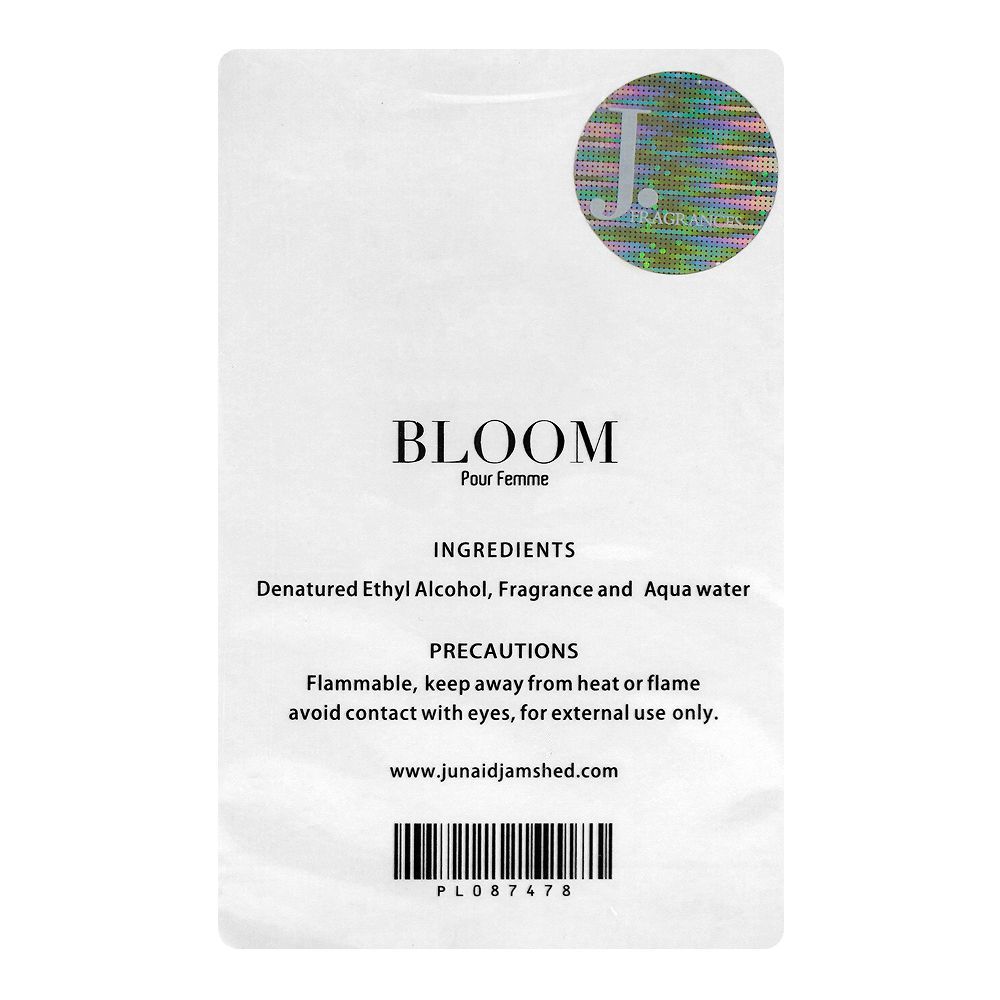 J. Bloom, Eau de Parfum, For Women,  30ml - Image 3