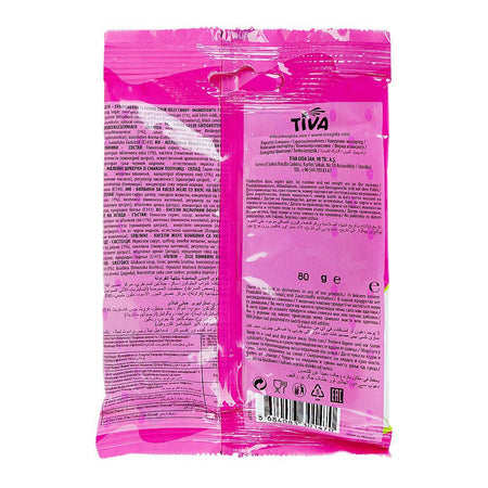 Tiva Strawberry Fizzy Jelly, 80g - Image 2