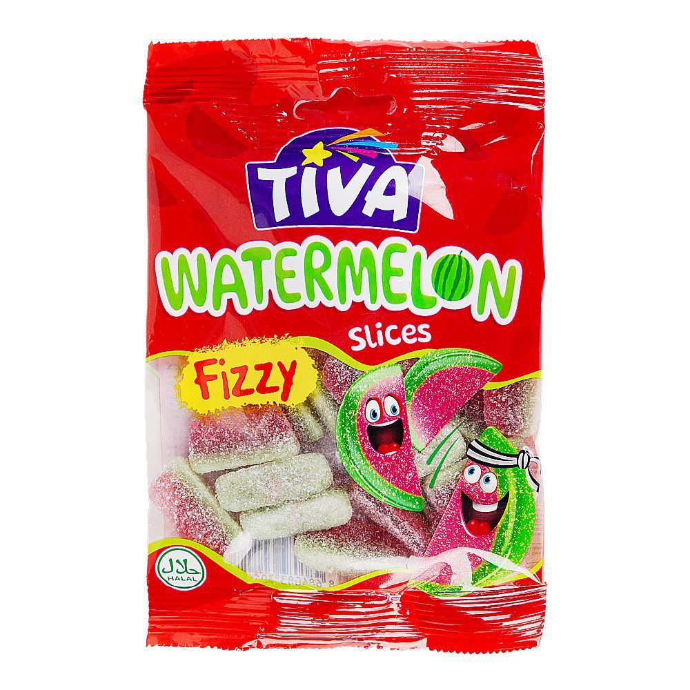 Tiva Watermelon Fizzy Jelly, 80g - Main Image