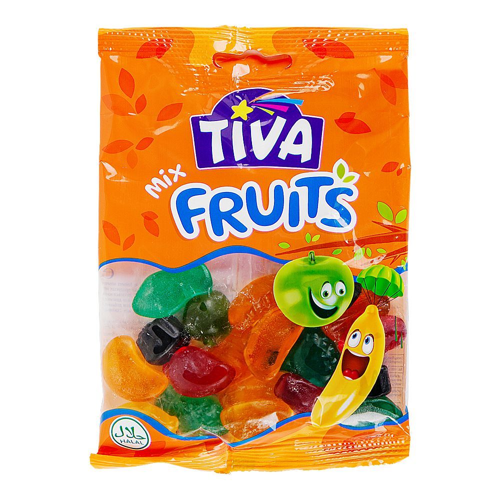 Tiva Mix Fruits Jelly, 80g - Main Image