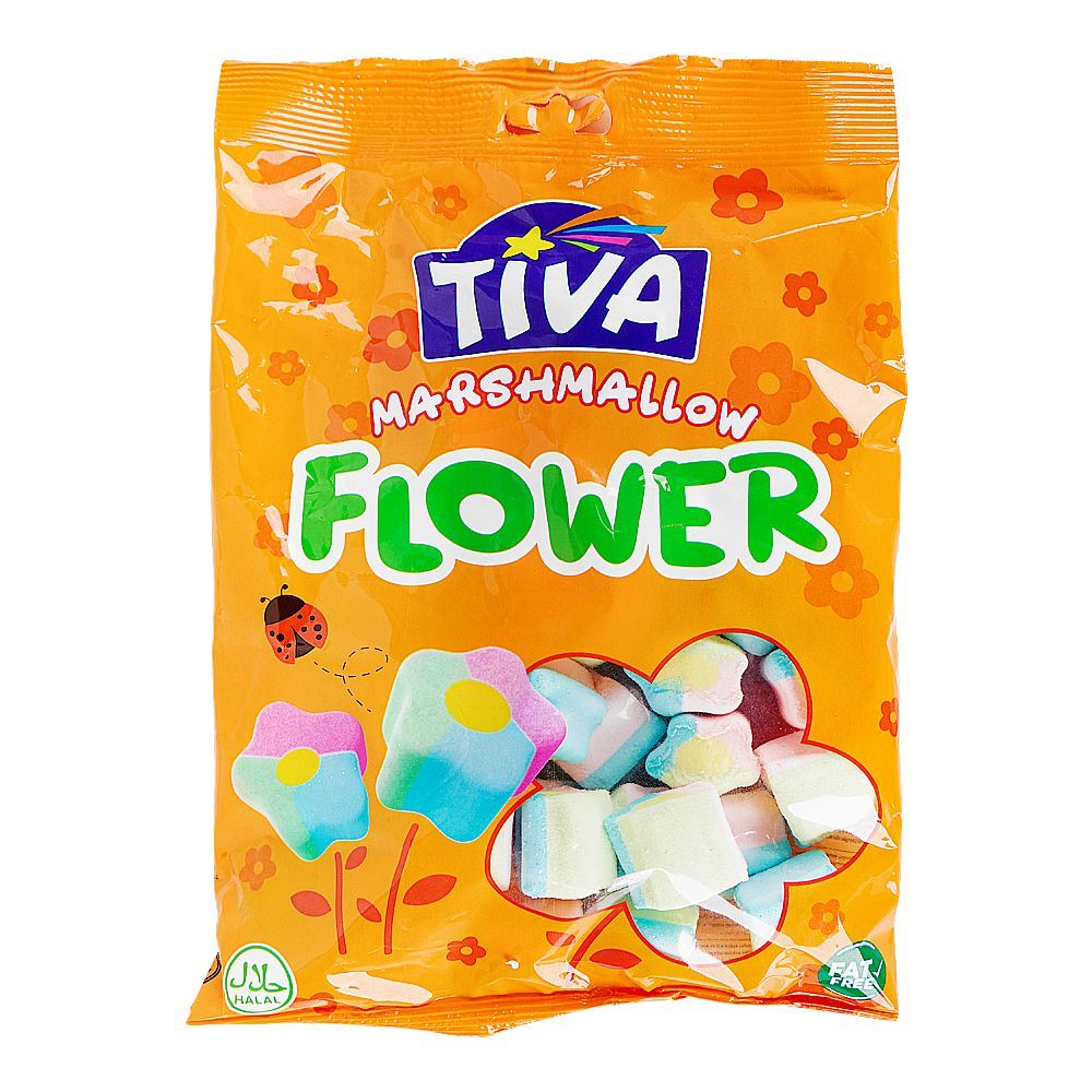 Tiva Flower Marshmallow, 140g - Main Image