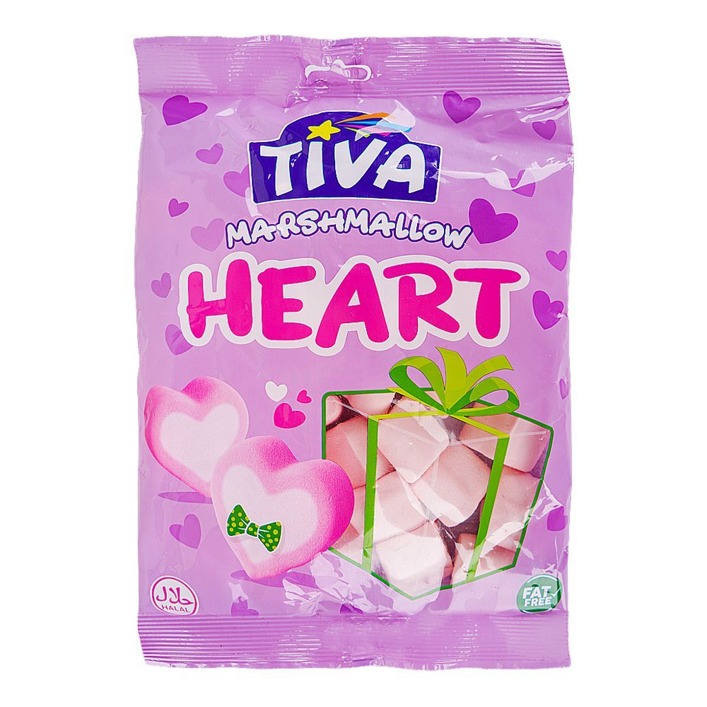 Tiva Heart Marshmallow, 140g - Main Image