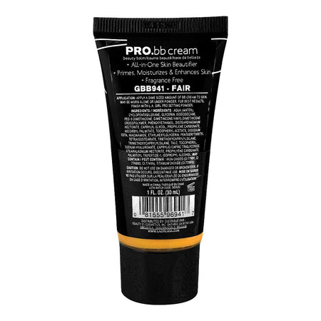 L.A. Girl Pro BB Cream, 30ml,  GBB941 Fair - Image 2