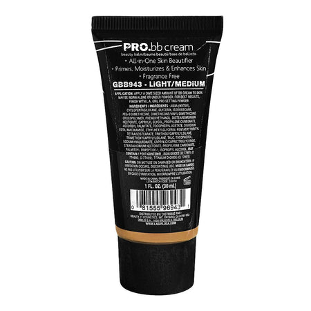 L.A. Girl Pro BB Cream, 30ml,  GBB943 Light Medium - Image 2
