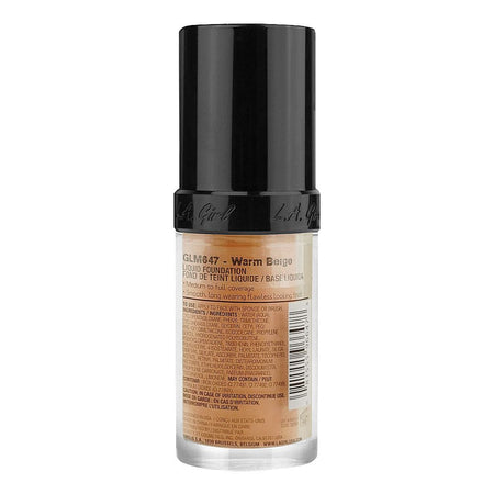 L.A. Girl Pro Coverage HD Long Wear Illuminating Liquid Foundation, 28ml,  GLM647 Warn Beige - Image 2