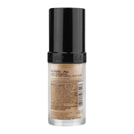 L.A. Girl Pro Coverage HD Long Wear Illuminating Liquid Foundation, 28ml,  GLM642 Fair - Image 2