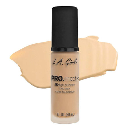 L.A. Girl Pro Matte HD Long Wear Matte Liquid Foundation, 30ml,  GLM671 Ivory - Main Image