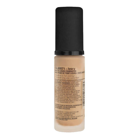 L.A. Girl Pro Matte HD Long Wear Matte Liquid Foundation, 30ml,  GLM671 Ivory - Image 2