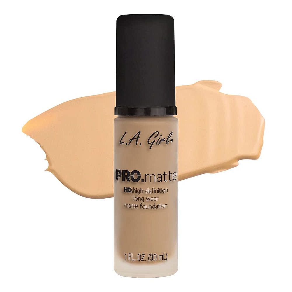L.A. Girl Pro Matte HD Long Wear Matte Liquid Foundation, 30ml,  GLM672 Bisque - Main Image