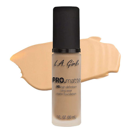 L.A. Girl Pro Matte HD Long Wear Matte Liquid Foundation, 30ml,  GLM672 Bisque - Main Image