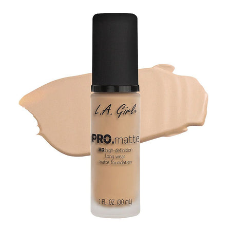 L.A. Girl Pro Matte HD Long Wear Matte Liquid Foundation, 30ml,  GLM716 Nude - Main Image