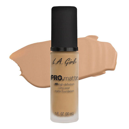 L.A. Girl Pro Matte HD Long Wear Matte Liquid Foundation, 30ml,  GLM717 Soft Beige - Main Image