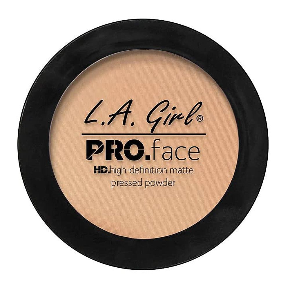 L.A. Girl Pro Face HD High Definition Matte Pressed Powder, 7g,  GPP605 Nude Beige - Main Image