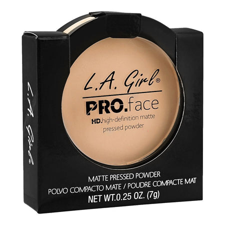 L.A. Girl Pro Face HD High Definition Matte Pressed Powder, 7g,  GPP605 Nude Beige - Image 2