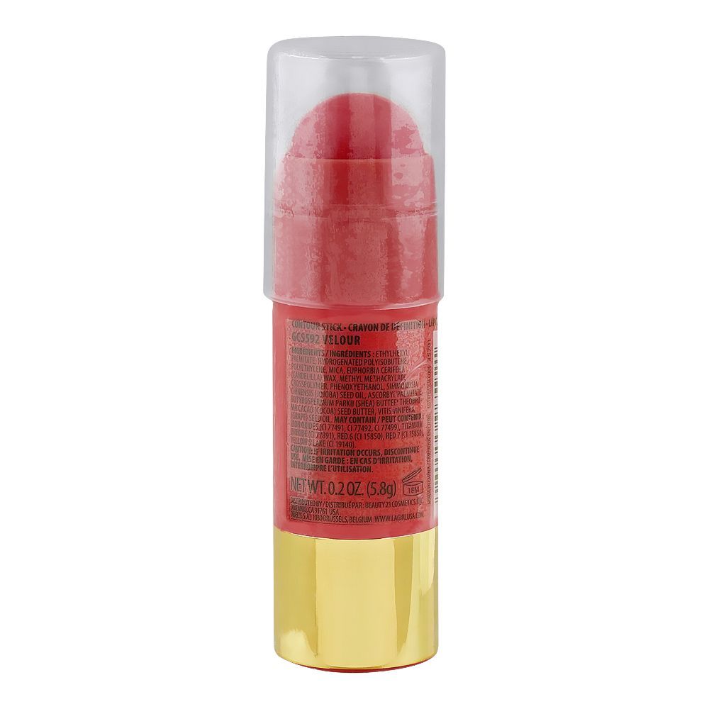 L.A. Girl Velvet Blush Contour Stick, 5.8, GCS592 Velour - Image 2