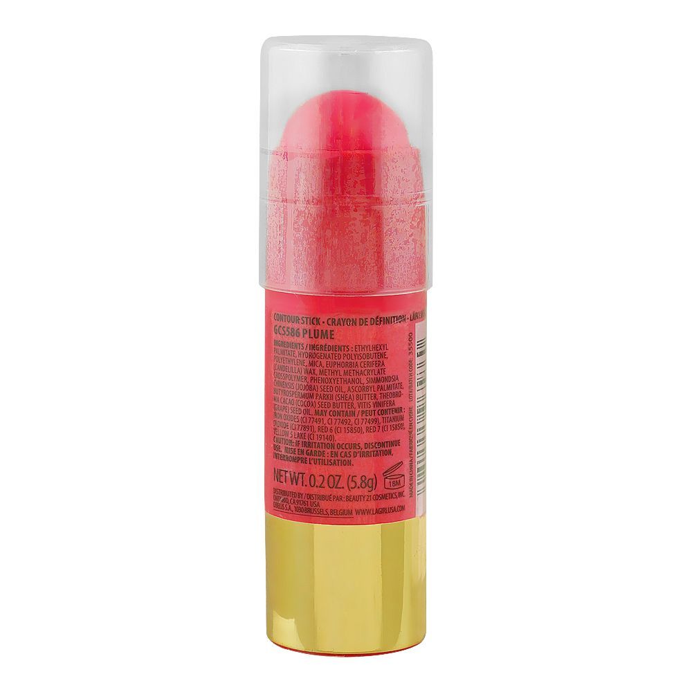 L.A. Girl Velvet Blush Contour Stick, 5.8, GCS586 Plume - Image 2