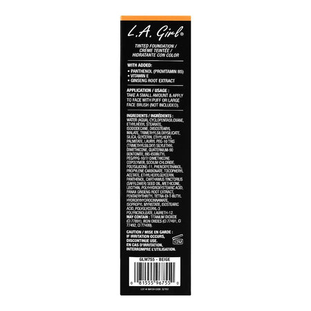 L.A. Girl Tinted Liquid Foundation, 30ml, GLM755 Beige - Image 4