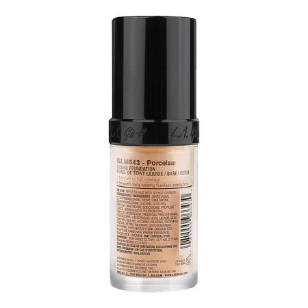 L.A. Girl Pro Coverage HD Long Wear Illuminating Liquid Foundation, 28ml,  GLM643 Porcelain - Image 2