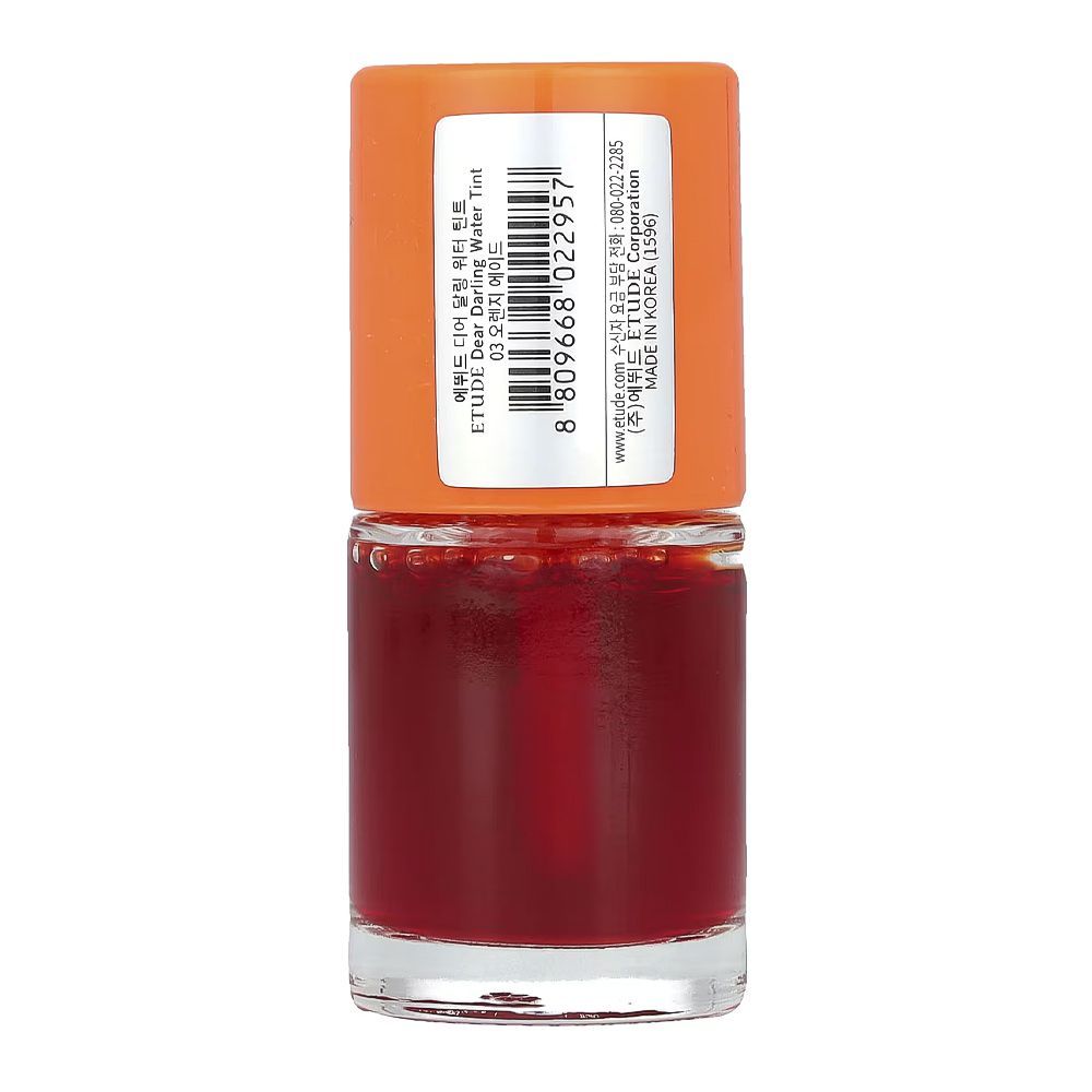 Etude Dear Darling Water Lip Tint, 03 Orange - Image 2