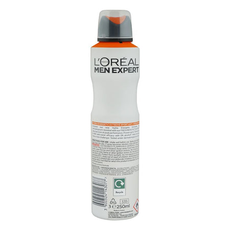 L'Oreal Paris Men Expert Hydra Energetic Extreme Sport Anti-Perspirant Deodorant Spray, 250ml - Image 2