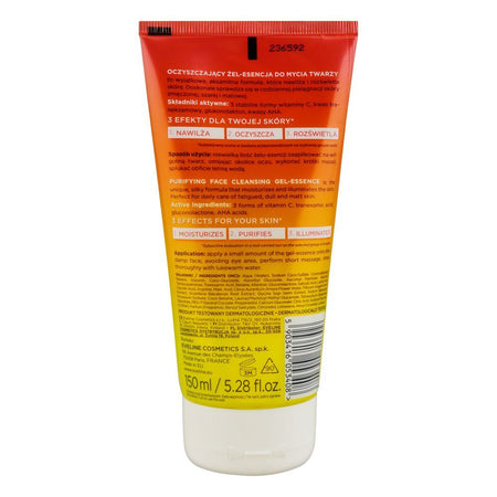 Eveline Vitamin C 3x Action Purifying Face Cleansing Gel - Face Wash, For Dull Skin, 150ml - Image 2