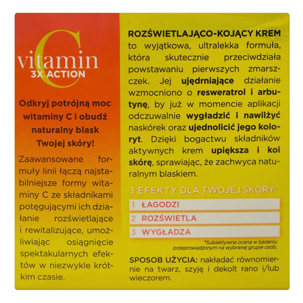 Eveline Vitamin C 3x Action Illuminating Day & Night Face Cream, 50ml - Image 2