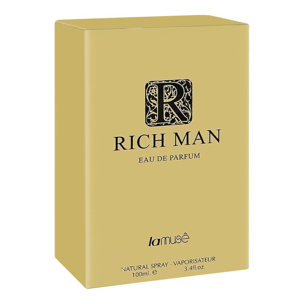 Lattafa Lamuse Rich Man, Eau de Parfum,  100ml - Image 2