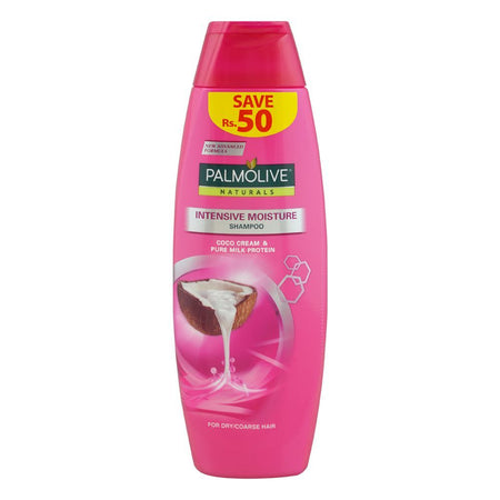 Palmolive Naturals Intensive Moisture Shampoo, For Dry/Coarse Hair, 180ml Save Rs.50/- - Main Image