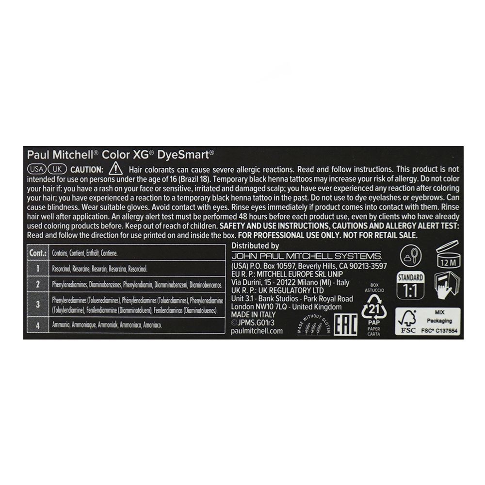 Paul Mitchells XG Dye Smart Permanent Hair Color, 90ml, 8PN 8/80 - Image 5