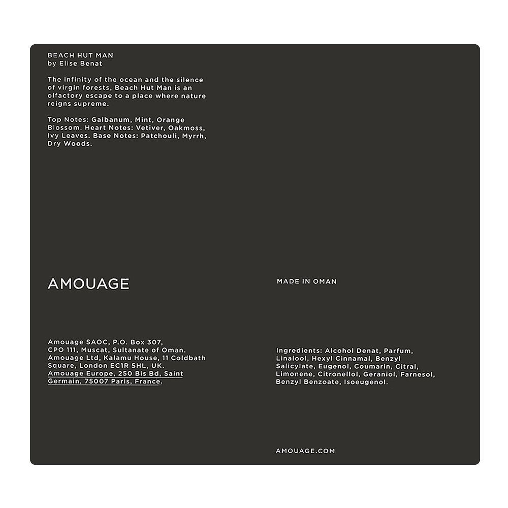 Amouage Beach Hut Man, Eau de Parfum,  100ml - Image 3