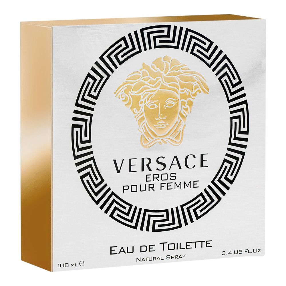 Versace Eros, Eau de Toilette, For Women, 100ml - Image 3