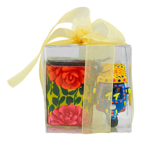 Star Shine Truck Art Mini Rickshaw & Candle Souvenir Gift Box - Mix Colors - Image 6