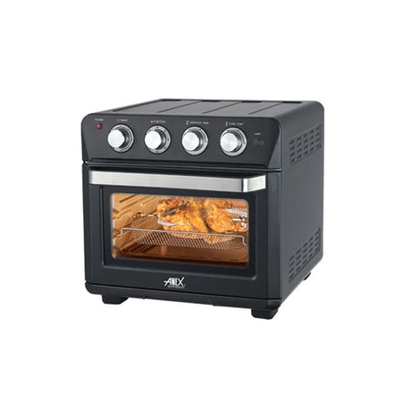 Anex Deluxe Air Fryer, 1200W, Black, AG-2123 - Image 2