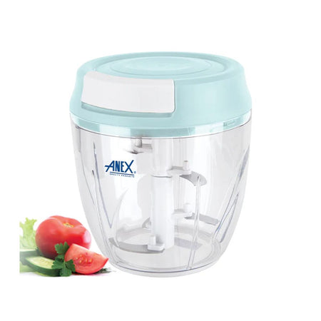 Anex Super Deluxe Manual Pull Chopper Vegetable Slicer, Green, AG-11 - Main Image