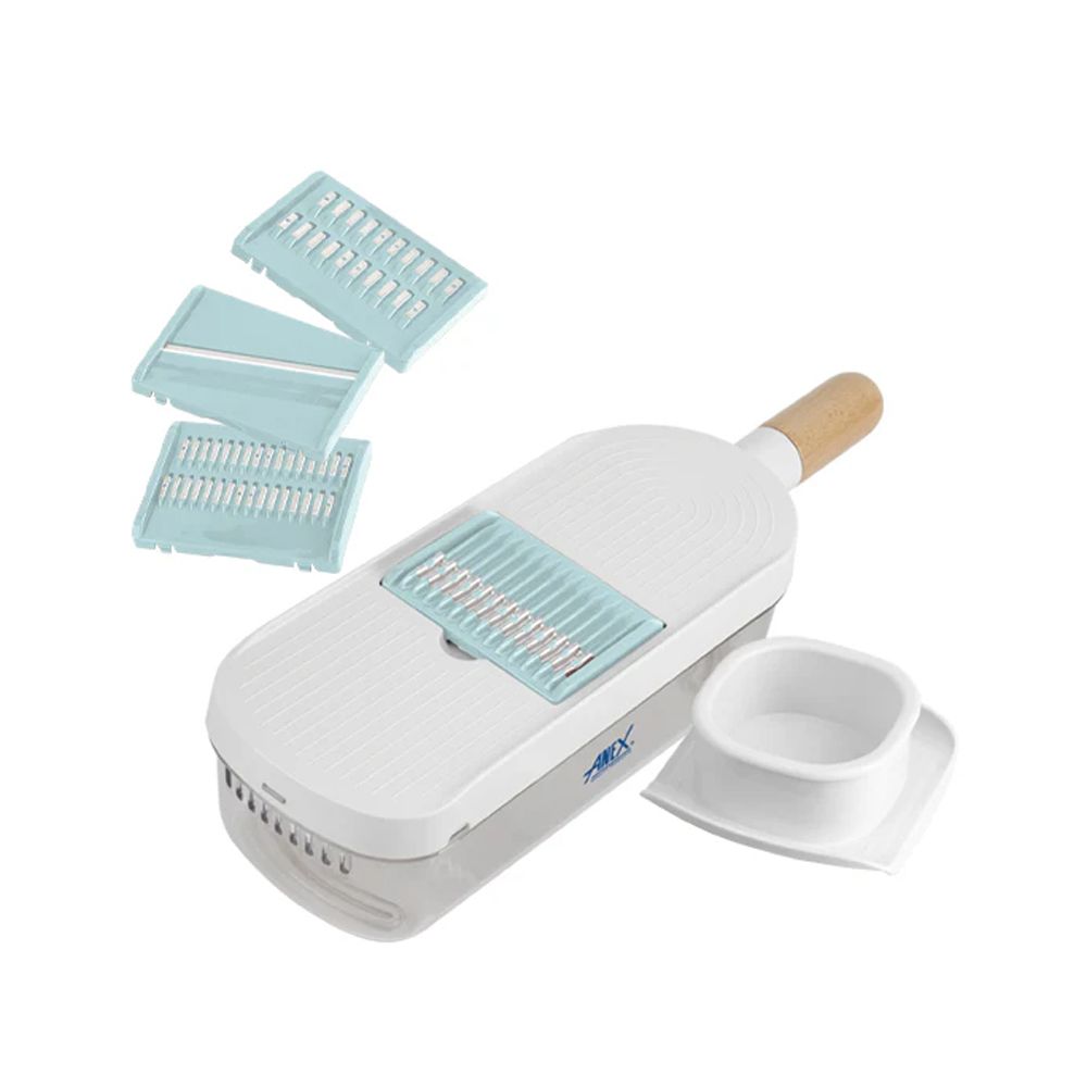 Anex Super Deluxe Manual Vegetable Slicer, Green, AG-15 - Image 2