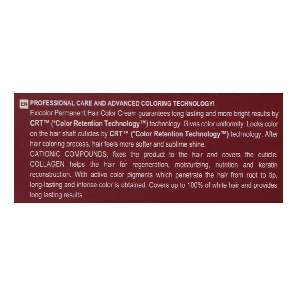 Okay Exicolor Permanent Hair Color, 60ml, No. 6.71 Dark Blonde Ash Brown - Image 3