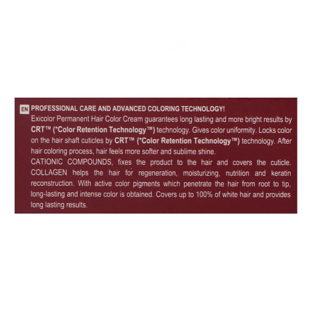 Okay Exicolor Permanent Hair Color, 60ml, No. 7.0 Intense Blonde - Image 3