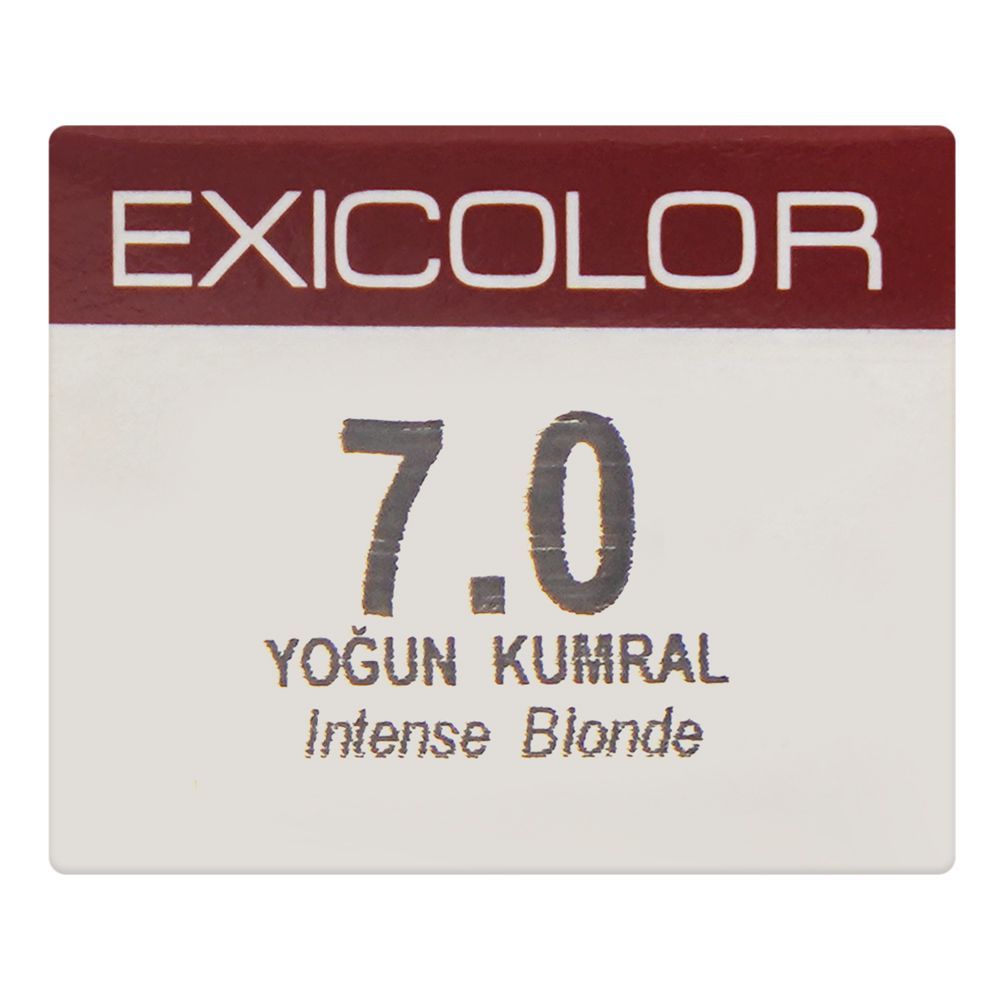 Okay Exicolor Permanent Hair Color, 60ml, No. 7.0 Intense Blonde - Image 6