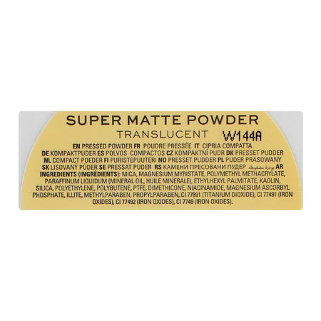 Makeup Revolution Relove Super Matte Face Powder Translucent, 6g - Image 4