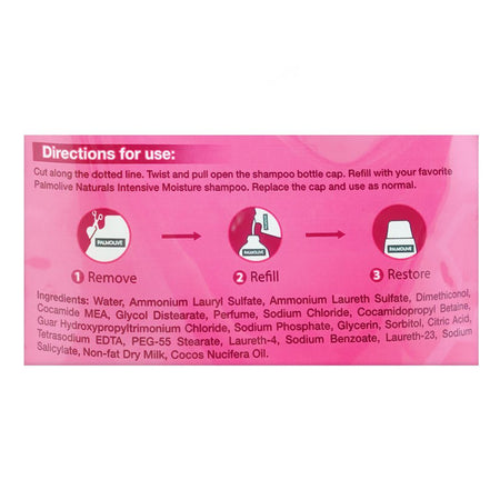 Palmolive Naturals Intensive Moisture Shampoo, For Dry/Coarse Hair, 180ml Refill Pouch Save Rs.80/ - Image 3