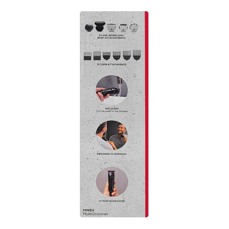 Beurer 11in1 Multigroom Styling Kit Trimmer For Hair, Beard, and Body, 10057 - Image 3
