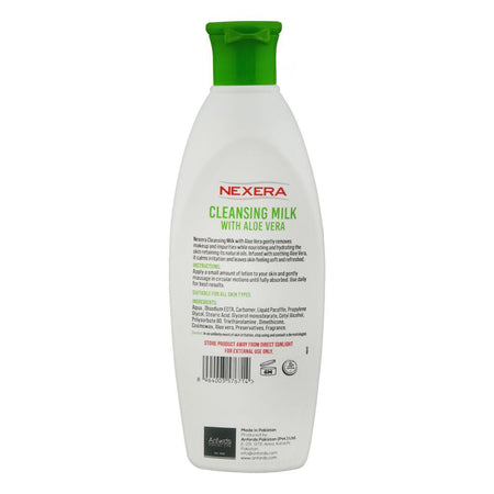 Nexera Cleansing Milk with Aloe Vera, 220ml - Image 2