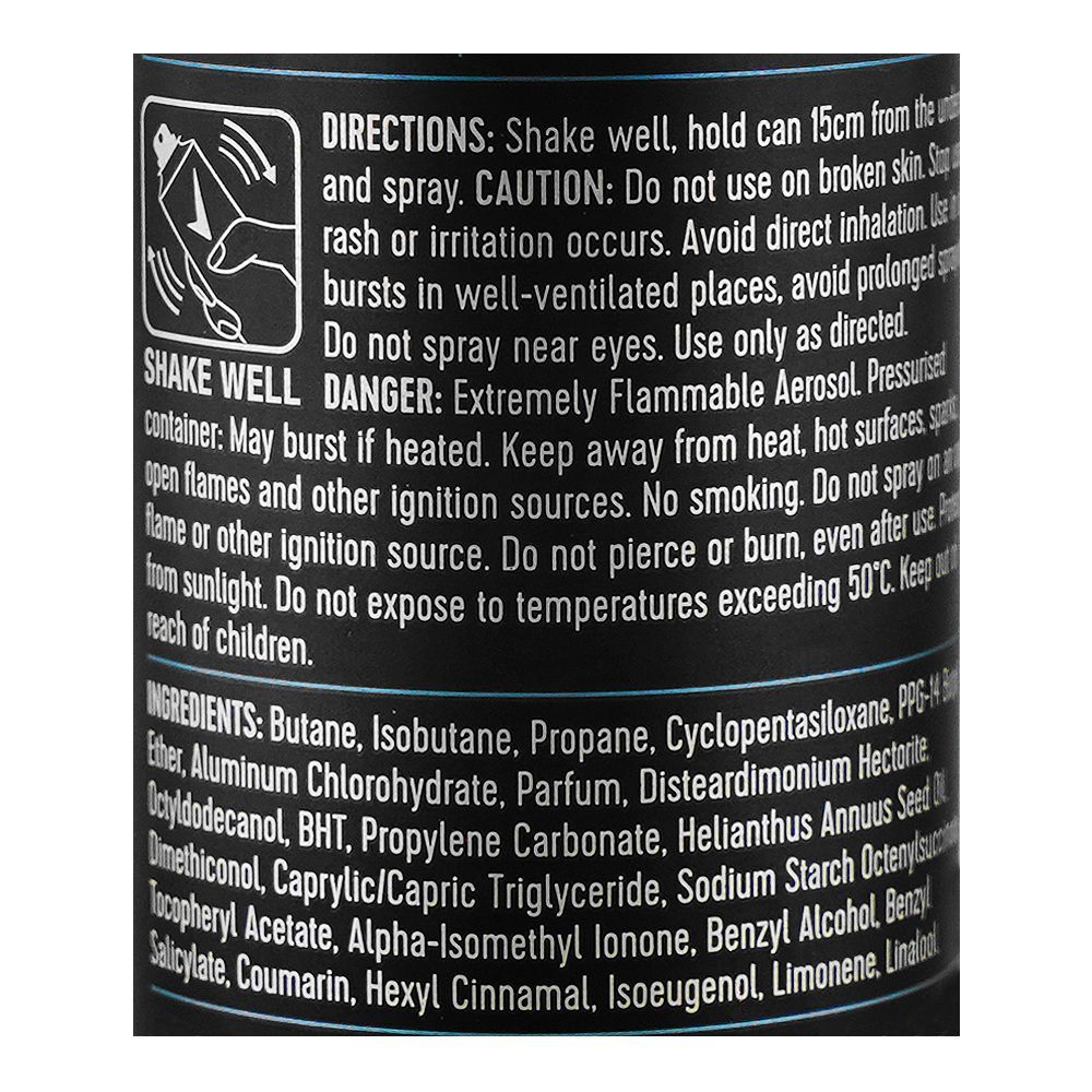 Sure Men Invisible Ice Fresh Antiperspirant Body Spray, 48H Dry Protection, 200ml - Image 3