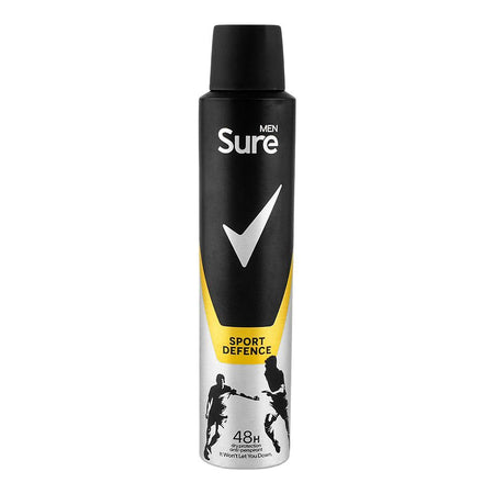 Sure Men Sport Defence Antiperspirant Body Spray, 48H Dry Protection, 200ml - Main Image