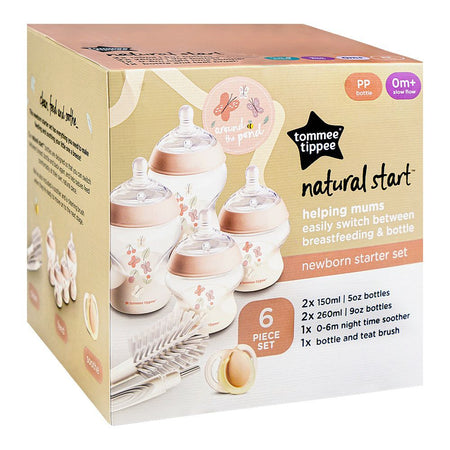Tommee Tippee Natural Start Newborn Starter Set, For 0 Months+, 6-Pack, 423919 - Image 2