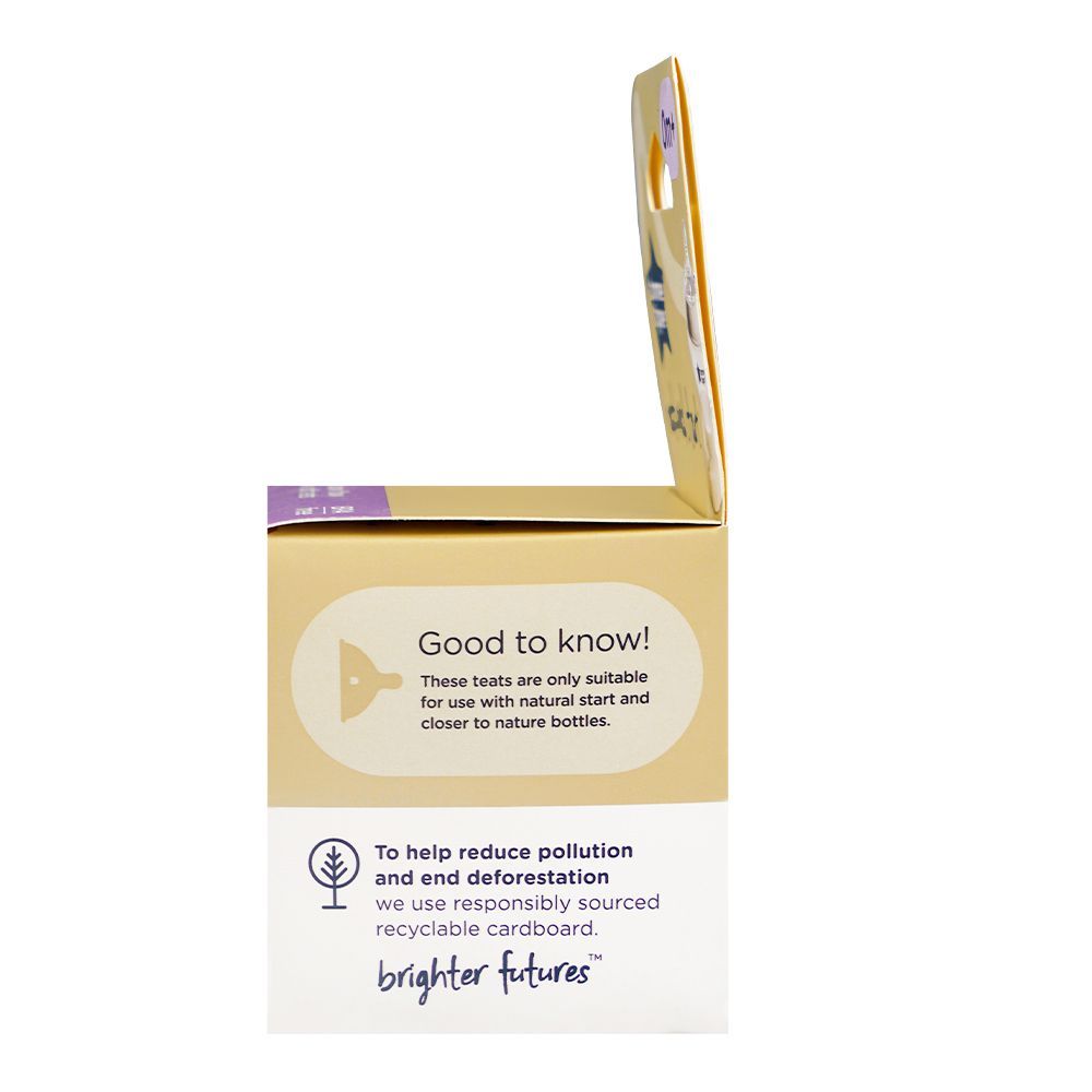 Tommee Tippee Natural Start Slow Flow Soft Teats, Nipples For 0 Months+, 2-Pack, 423961 - Image 4