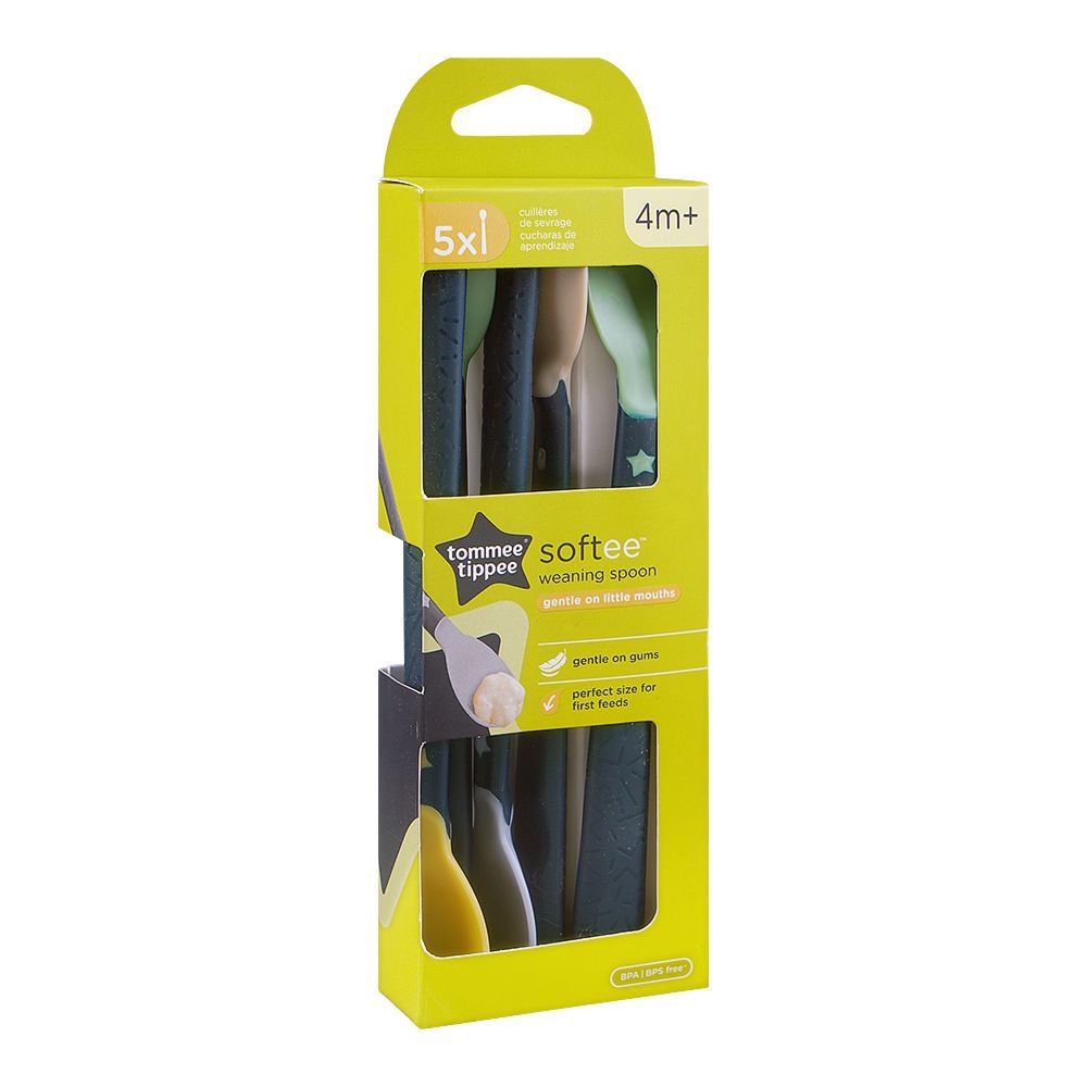Tommee Tippee Softee Weaning Spoon, For 4 Months+, 5-Pack, 447196 - Image 2
