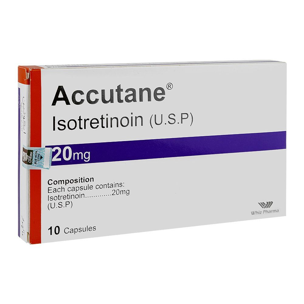 Accutane Capsules, Box (10 Capsules) - Main Image