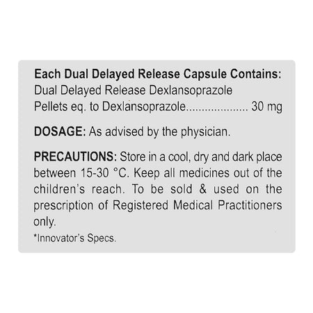 Werdex 30mg, Strip (10 Capsules) - Image 3