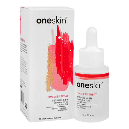 Oneskin Timeless Treat Serum with Retinol 0.5%, Vitamin B3 1% & Argan Oil, 30ml - Image 4